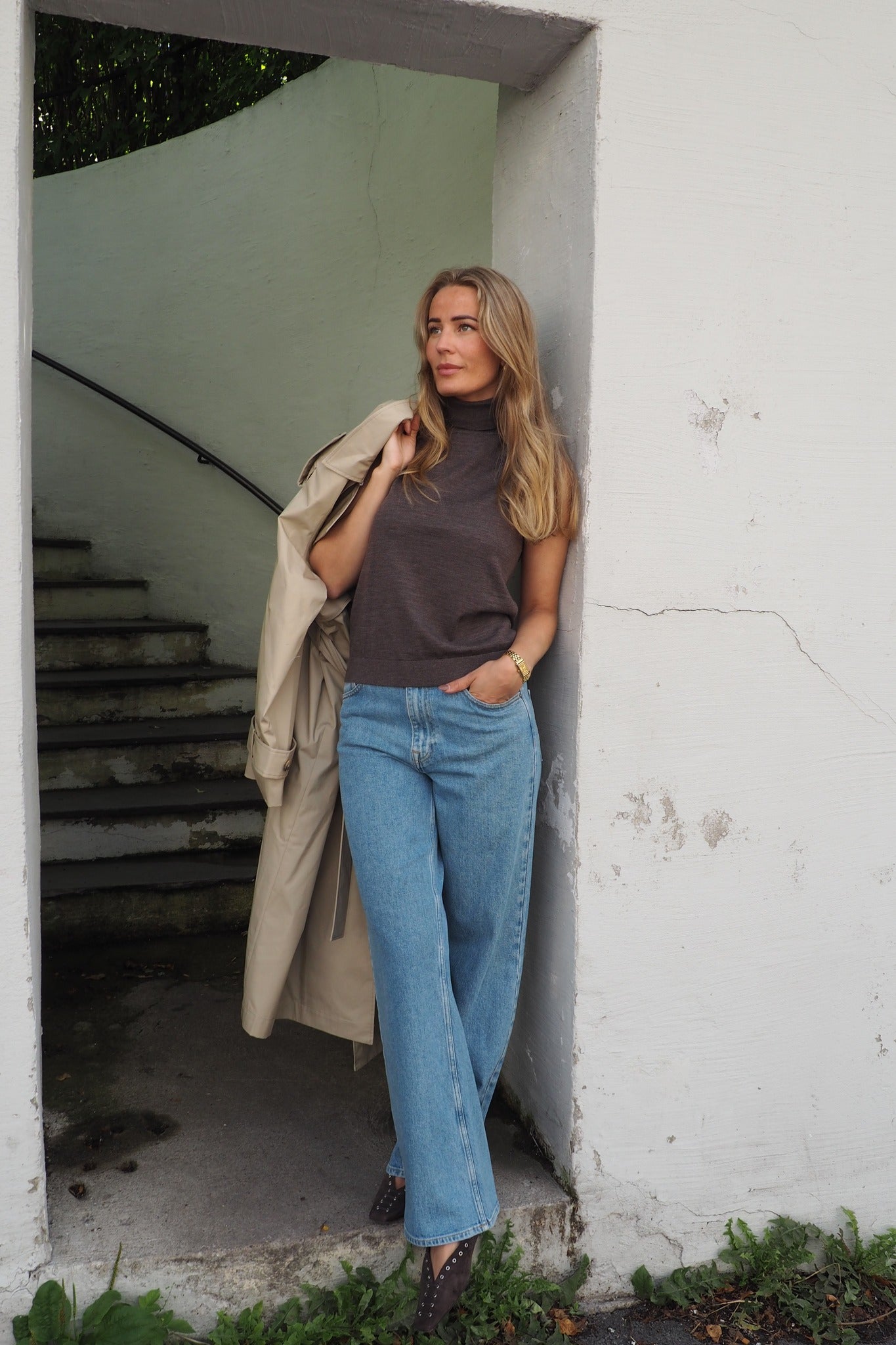 SLFTHEA Knit Top - Chocolate Chip